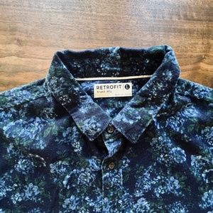 RetroFit -  Mens Floral Button Down